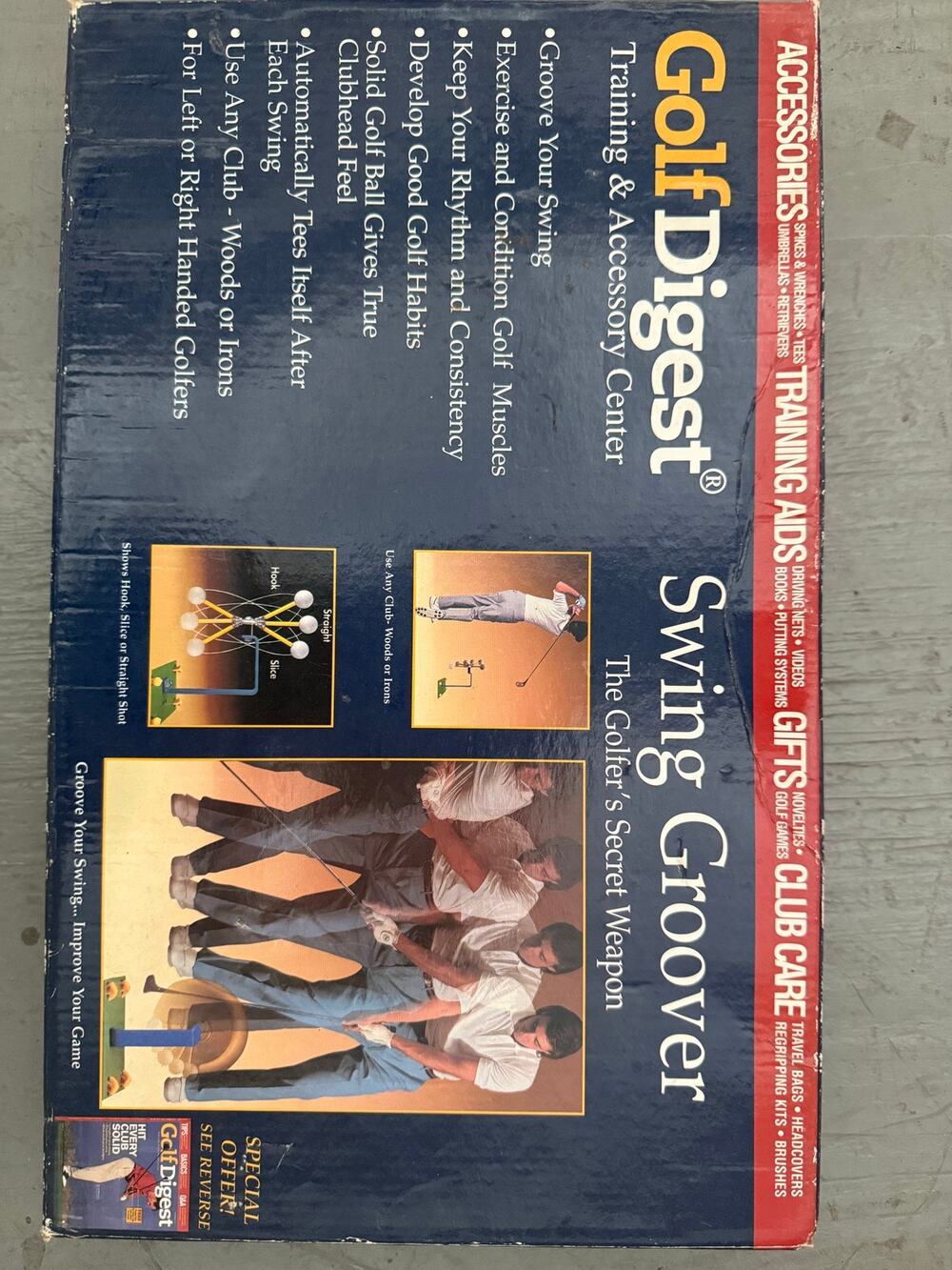 Vintage Golf Digest Swing Groover Training Aid "The Golfer's Secret Weapon"